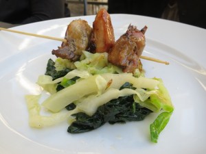 Grilled quail